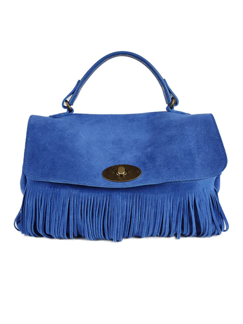 Sac en daim Elvina avec franges